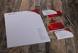 Corporate Design Briefpapier Visitenkarte Gormanns + Juhl Vorschau